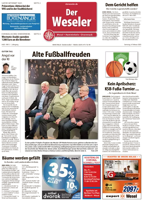 Stadtanzeiger für Emmerich/Rees/Isselburg + Der Weseler Cover