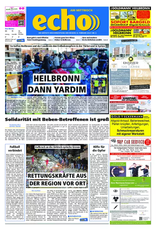 Echo am Mittwoch ePaper