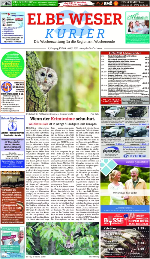 Elbe Weser Kurier Cover