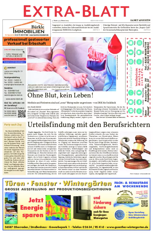 Extra-Blatt Cover
