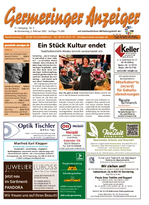 Germeringer Anzeiger Cover