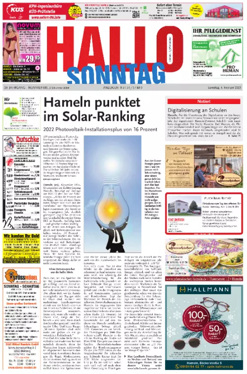hallo Sonntag Hameln ePaper