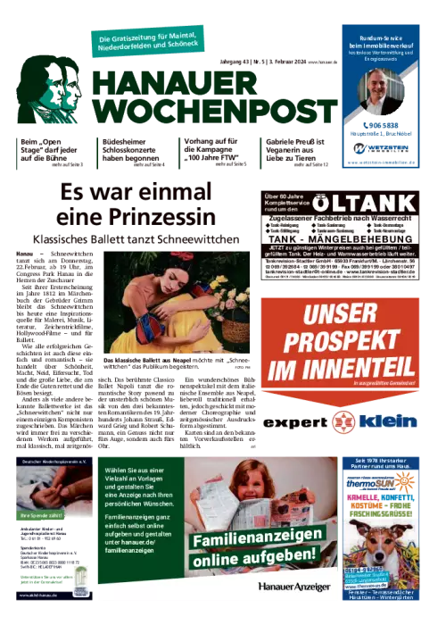 Hanauer Wochenpost + Gelnhäuser Nachrichten ePaper