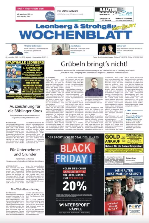 Leonberger & Strohgäu Wochenblatt ePaper