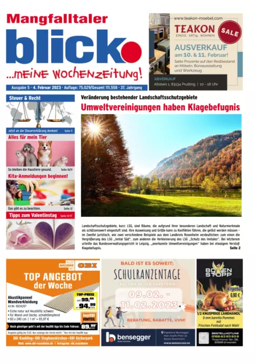 Mangfalltaler blick Cover