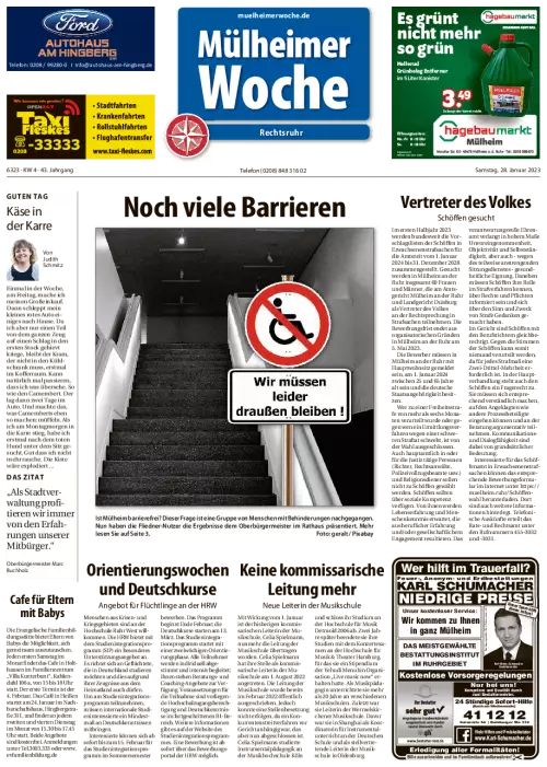 Mülheimer Woche Cover