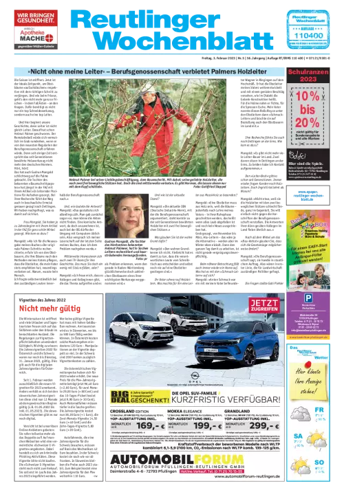 Reutlinger Wochenblatt ePaper