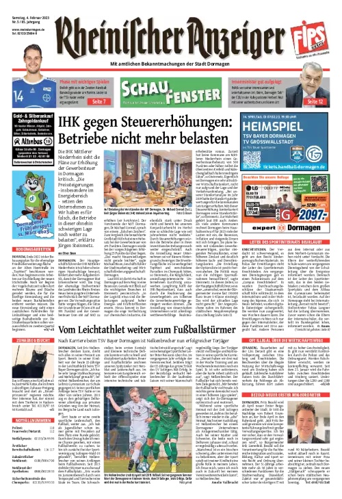 Rheinischer Anzeiger Cover