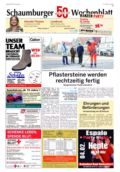 Schaumburger Wochenblatt ePaper