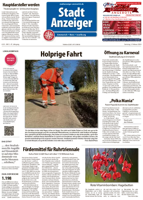 Stadtanzeiger für Emmerich/Rees/Isselburg Cover