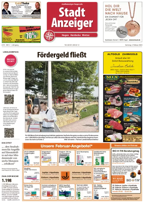 Stadtanzeiger Hagen/Herdecke/Wetter Cover