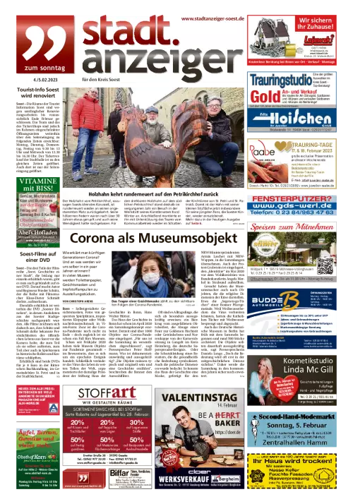 Stadtanzeiger Hamm & Soest Cover