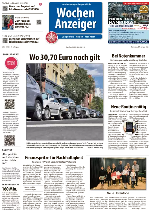 Wochen-Anzeiger Mettmann/Leverkusen ePaper