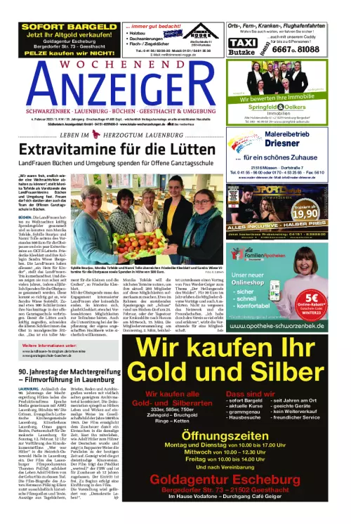 Wochenend Anzeiger Cover